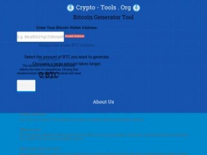 Скриншот главной страницы сайта crypto-tools.org